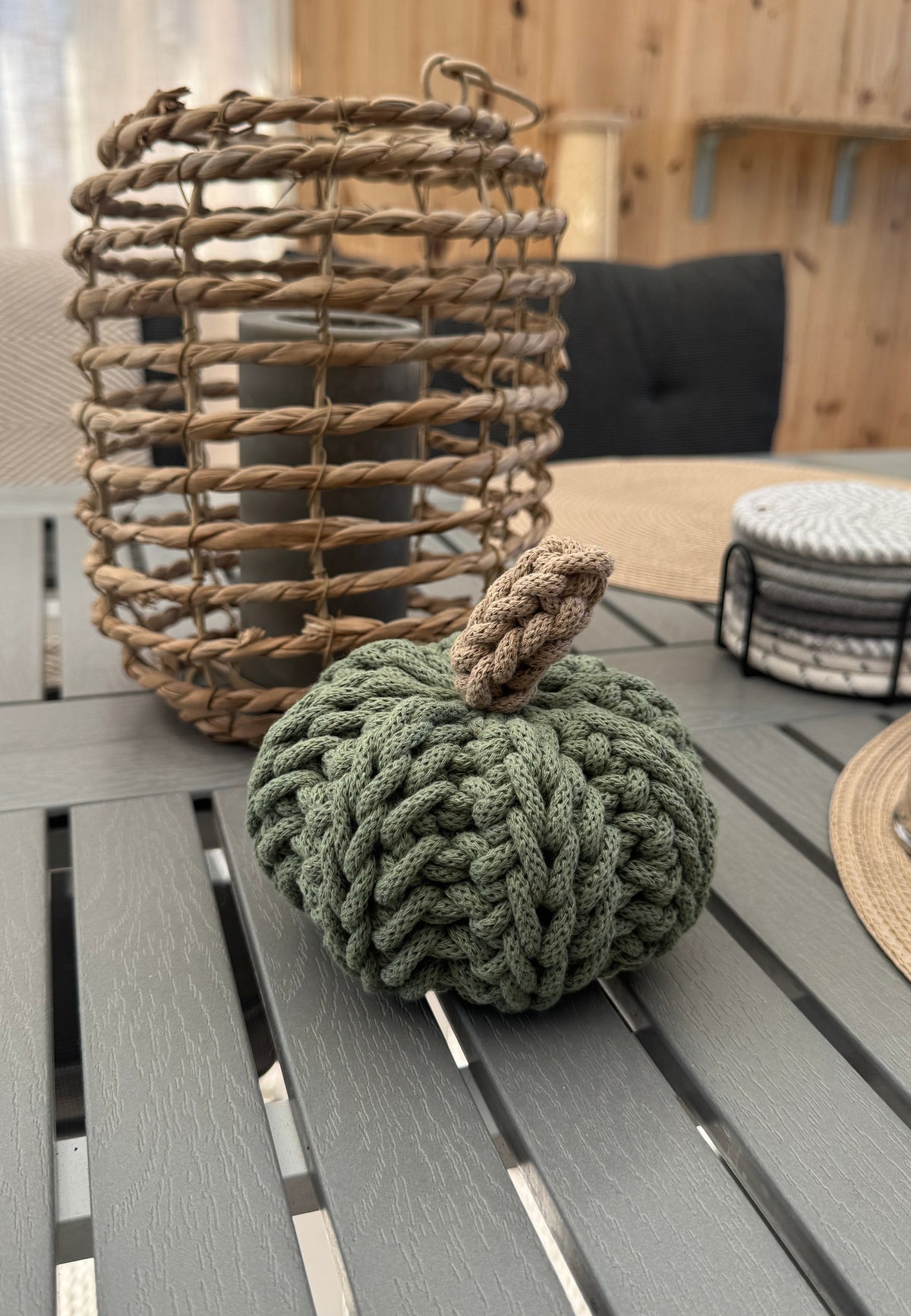Cozy Pumpkin- Sage Green | Mini